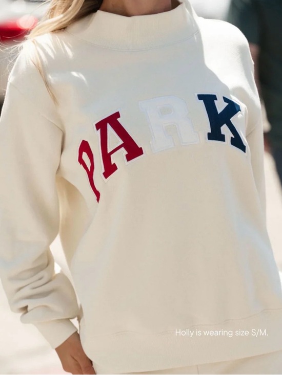 Parke Tops - PARKE Fourth of July Varsity Mockneck